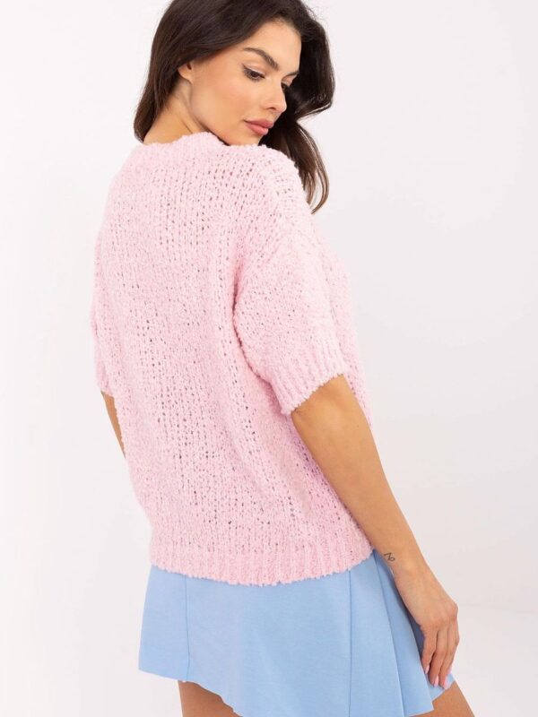 Sweter Damski Model MI-SW-2701.23 Light Pink - Italy Moda - obrazek 3