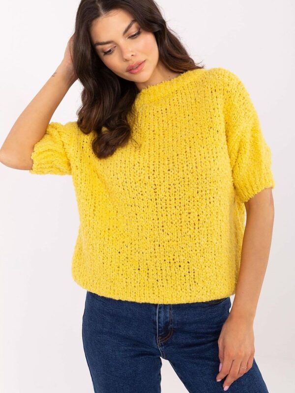 Sweter Damski Model MI-SW-2701.23 Yellow - Italy Moda