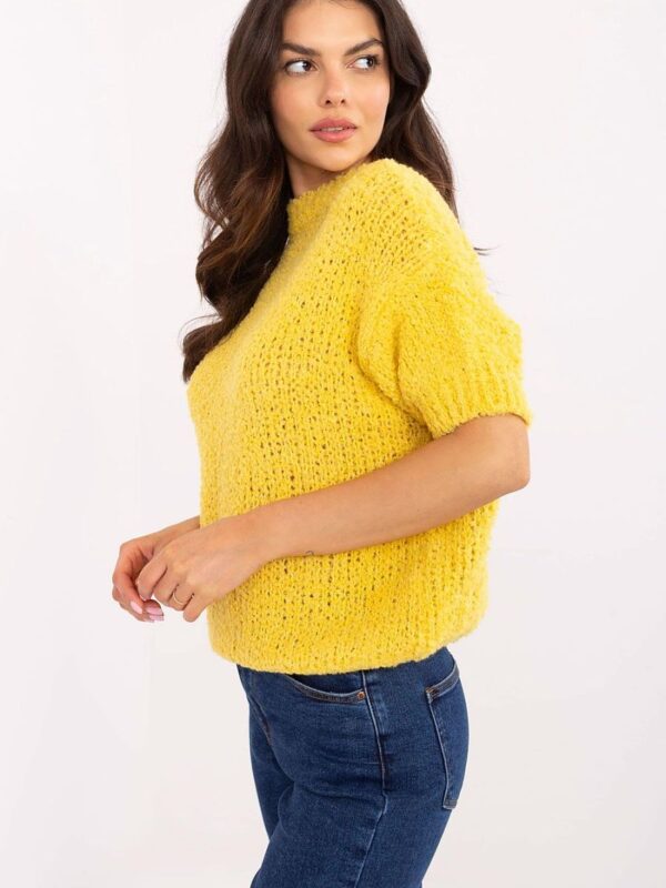 Sweter Damski Model MI-SW-2701.23 Yellow - Italy Moda - obrazek 2