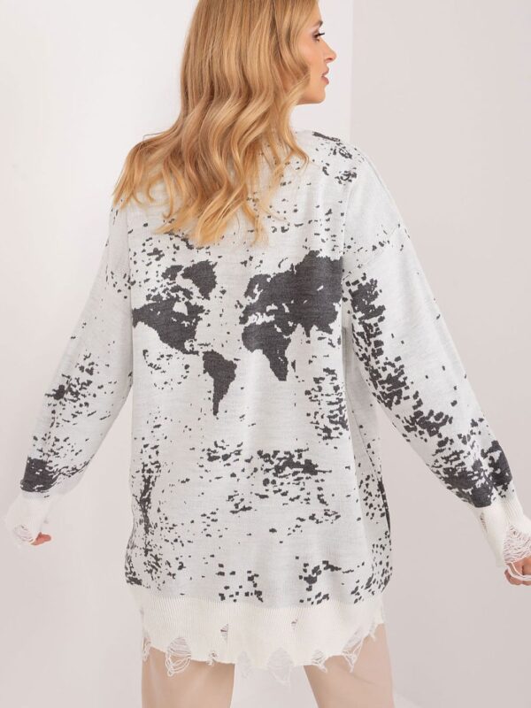Sweter Damski Model BA-SW-14106.94 Ecru - Badu - obrazek 3