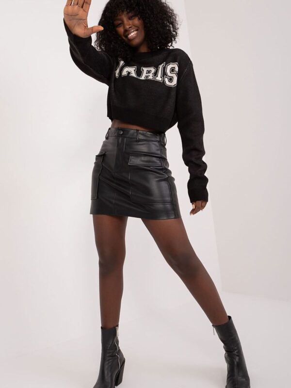 Sweter Damski Model BA-SW-1489.24 Black - Badu - obrazek 2