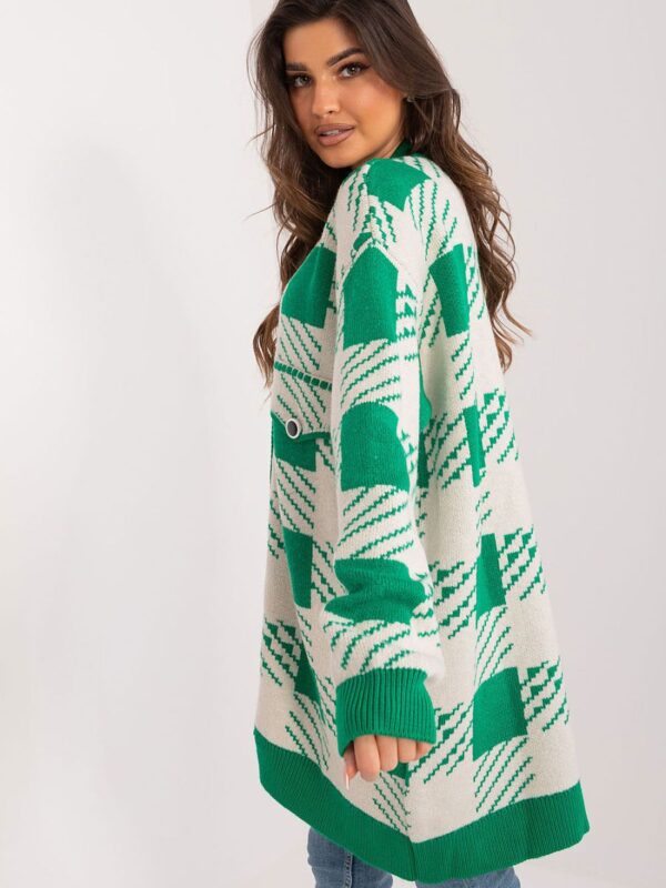 Sweter Damski Model BA-SW-0538.29 Green - Badu - obrazek 2