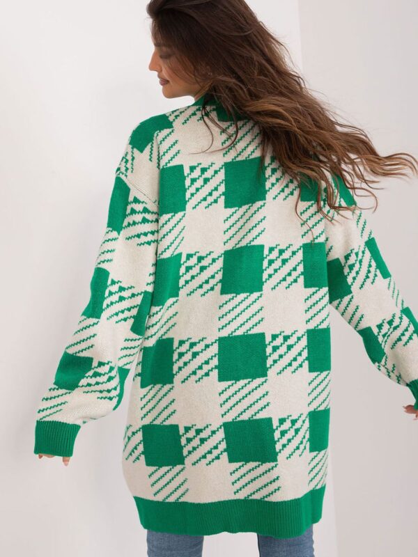 Sweter Damski Model BA-SW-0538.29 Green - Badu - obrazek 3