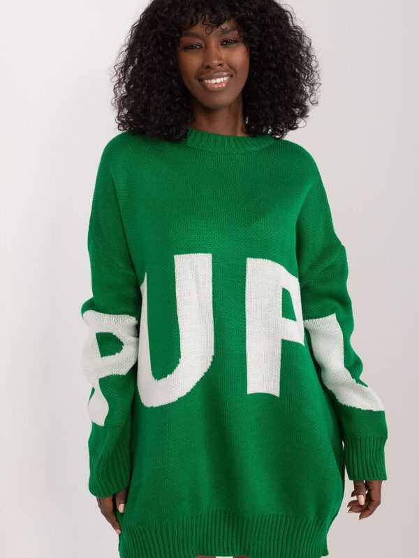 Sweter Damski Model BA-SW-8060.05P Green - Badu