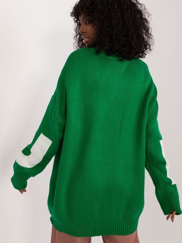 Sweter Damski Model BA-SW-8060.05P Green - Badu - obrazek 3