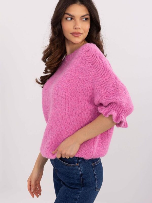 Sweter Damski Model MI-SW-2913.99 Pink - Italy Moda - obrazek 3