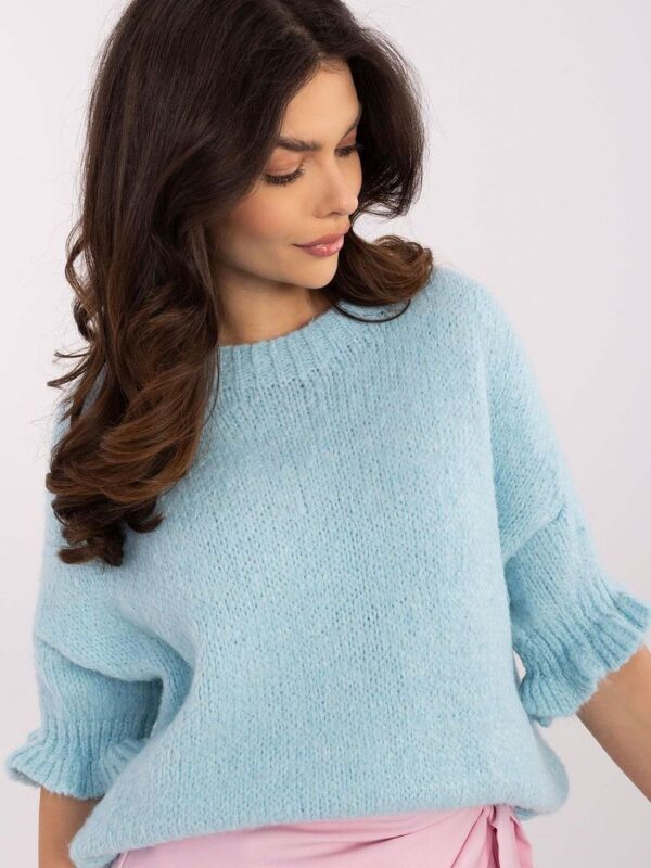 Sweter Damski Model MI-SW-2913.99 Light Blue - Italy Moda