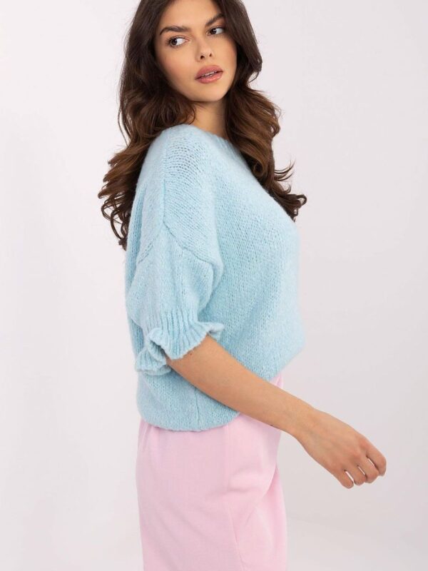 Sweter Damski Model MI-SW-2913.99 Light Blue - Italy Moda - obrazek 2