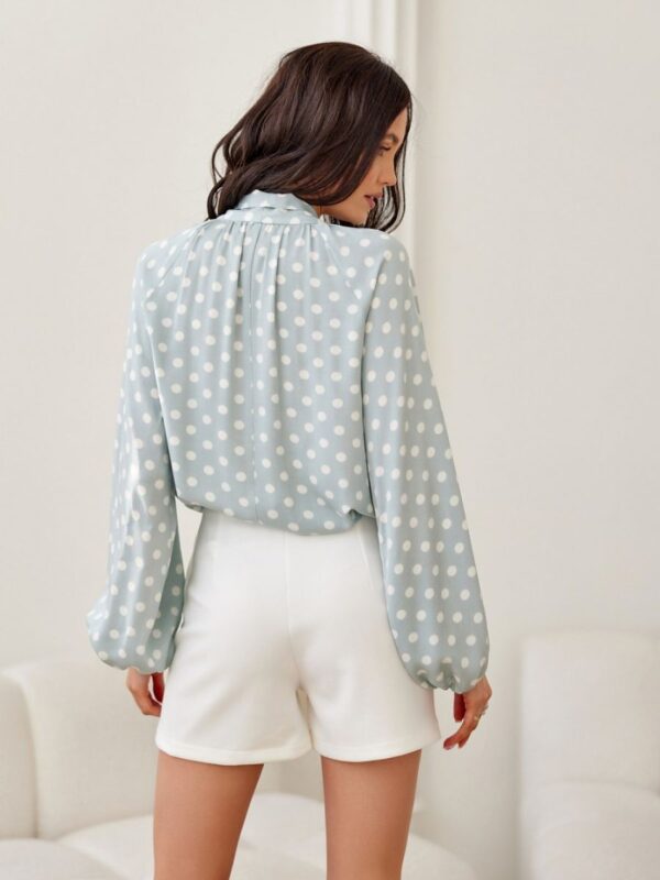 Bluzka Model Carly MIE BLU0203 Mint - Roco Fashion - obrazek 3