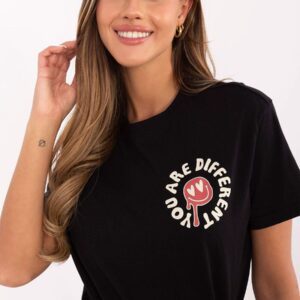 T-shirt Damski Model D12022AC02645E Grafit - Sublevel