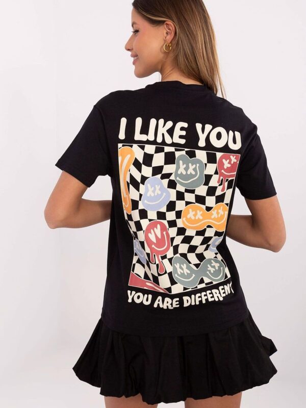 T-shirt Damski Model D12022AC02645E Grafit - Sublevel - obrazek 2