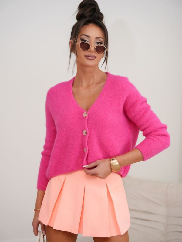 Sweter Damski Model Charli 209419762 Fuksja - LaBalancia