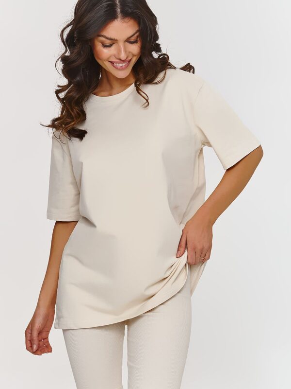 Spodnie Komplet Model A7 Light Beige - Makadamia