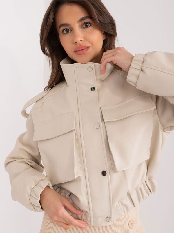 Kurtka Damska Model NM-KR-DA-0937.07 Beige - NM - obrazek 3