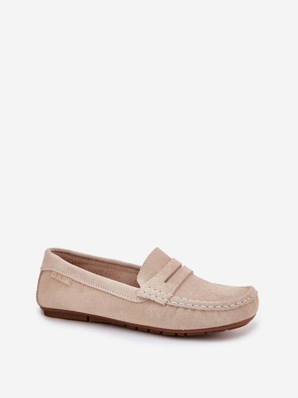Mokasyny Model Big Star RR274947 Beige - Step in style - obrazek 2