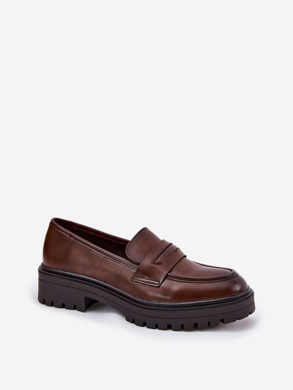 Mokasyny Model Enticca 24PB39-7399 Brown - Step in style - obrazek 2