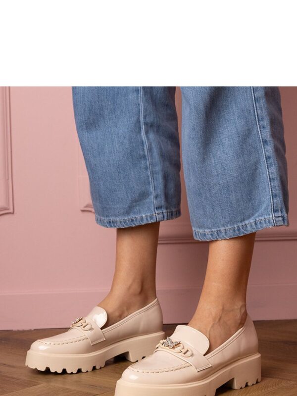 Mokasyny Model Sanita YDF-32 Beige - PRIMO