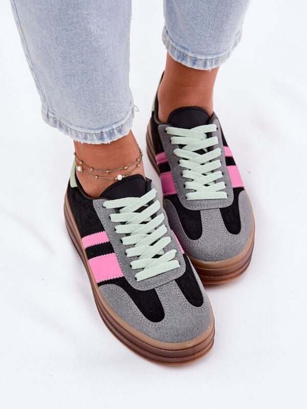 Buty Sportowe Model Ovivene BL607P Black - Step in style