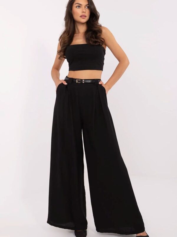 Spodnie Damskie Model MI-SP-A2476.95 Black - Italy Moda