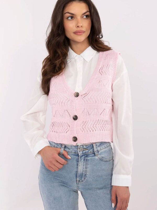 Kamizelka Model D93076J90849A Light Pink - Sublevel