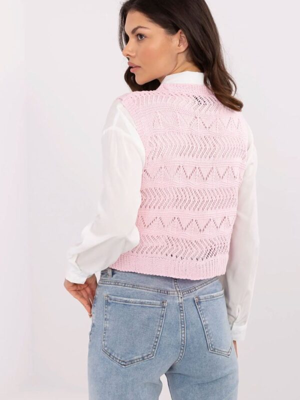Kamizelka Model D93076J90849A Light Pink - Sublevel - obrazek 3