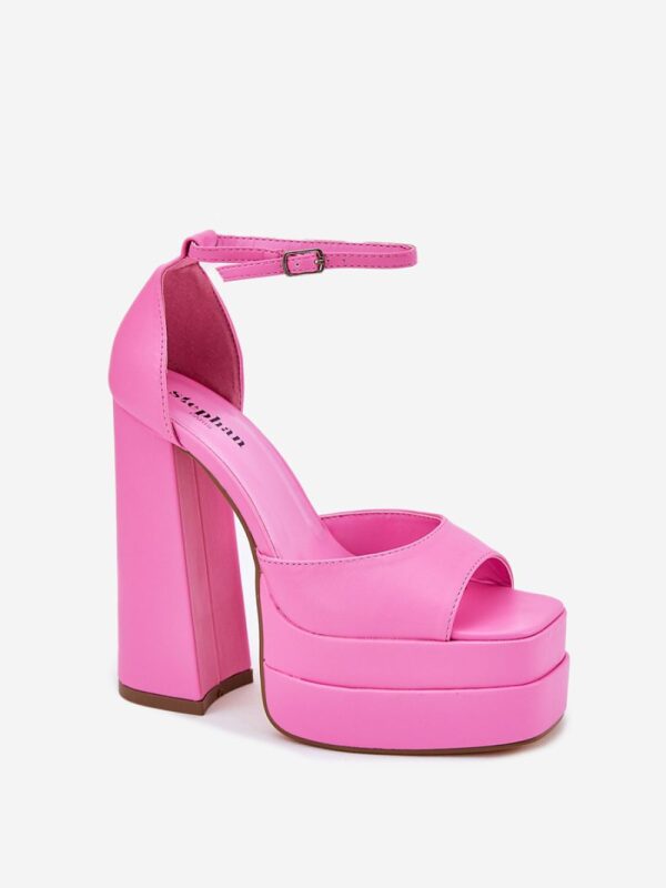 Sandały Model Beloria P-1242 Pink - Step in style - obrazek 2