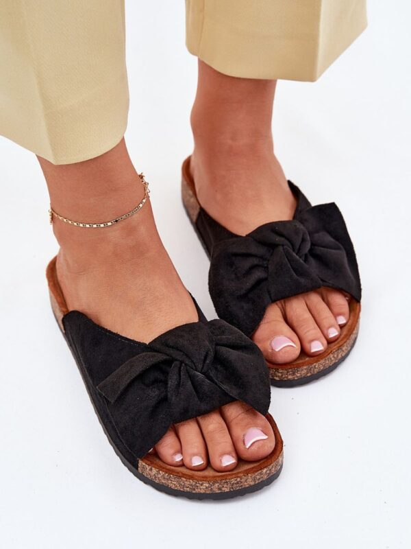 Sandał Klapki Model Seressa WD293 Black - Step in style - obrazek 3
