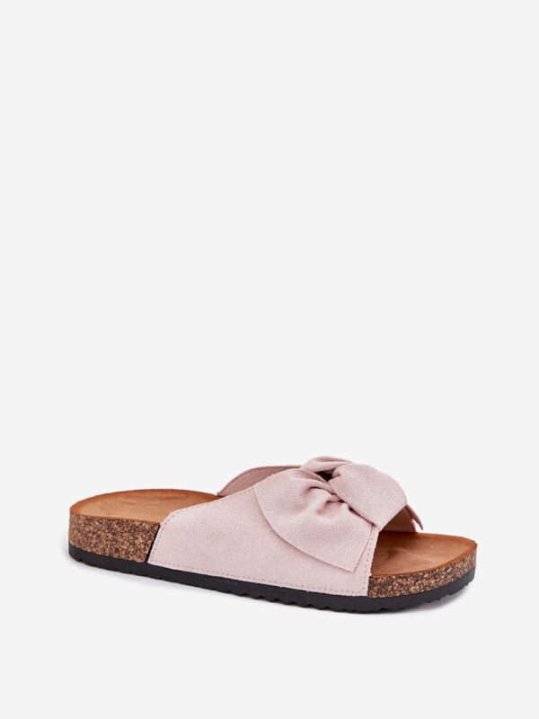 Sandał Klapki Model Seressa WD293 Light Pink - Step in style - obrazek 2