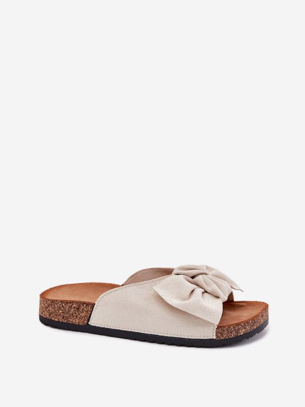 Sandał Klapki Model Seressa WD293 Beige - Step in style - obrazek 2