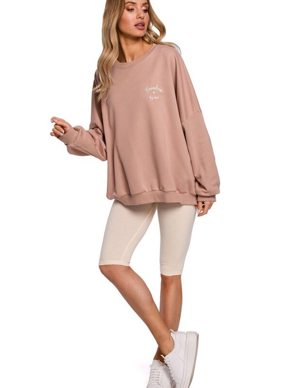 Legginsy Model MOE593 Śmietana - Moe
