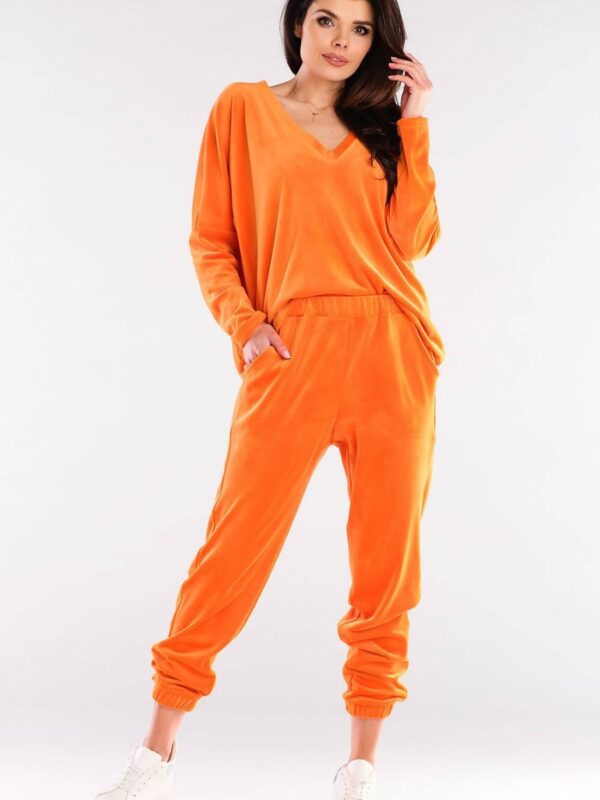 Bluzka Damska Model A417 Orange - awama - obrazek 2