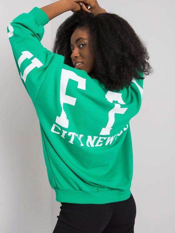 Bluza Damska Model EM-BL-710.14 Green - Ex Moda - obrazek 3