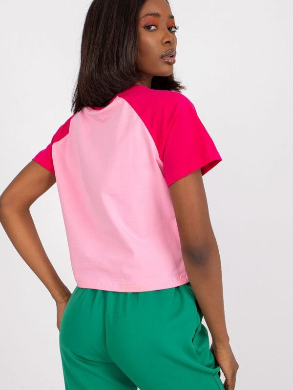 T-shirt Damski model FA-TS-7708.44 Fuksja - Fancy - obrazek 3