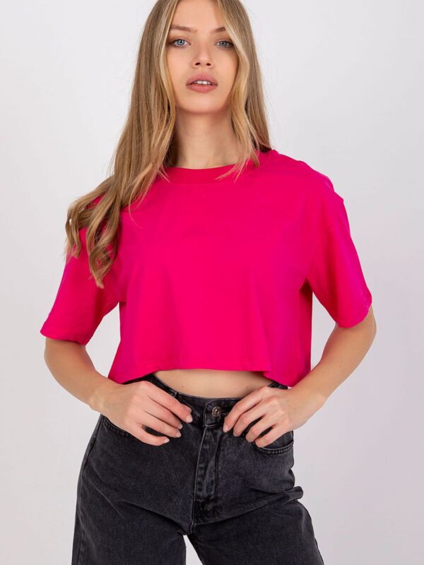 T-shirt Damski Model RV-TS-7541.06 Fuksja - BFG
