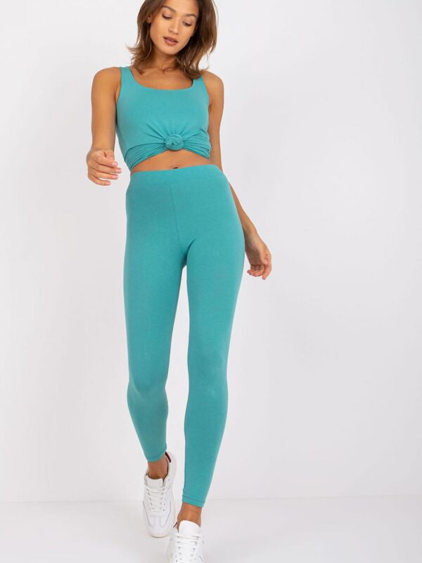Legginsy Model AP-LG-A-002 Turkus - BFG