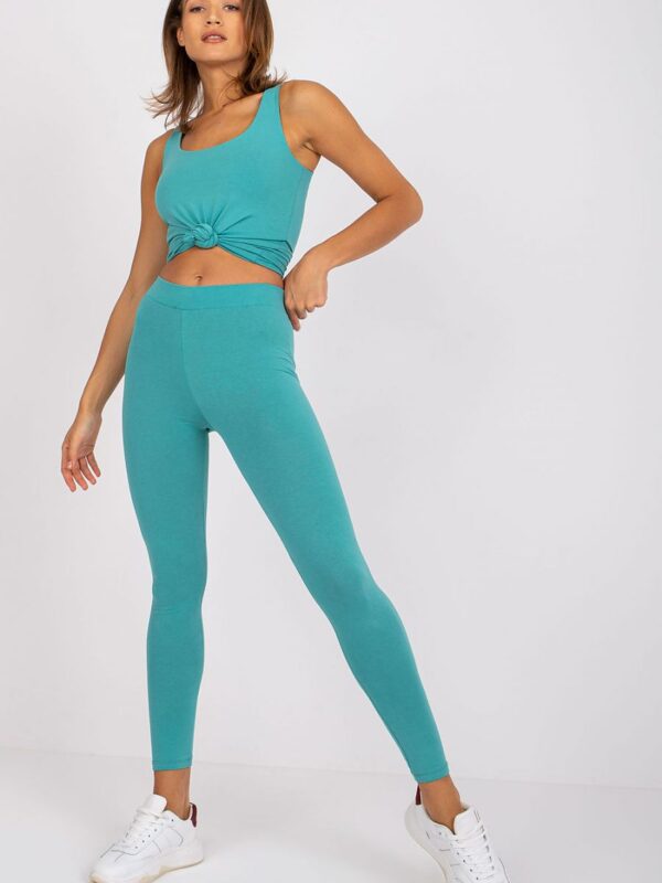 Legginsy Model AP-LG-A-002 Turkus - BFG - obrazek 3