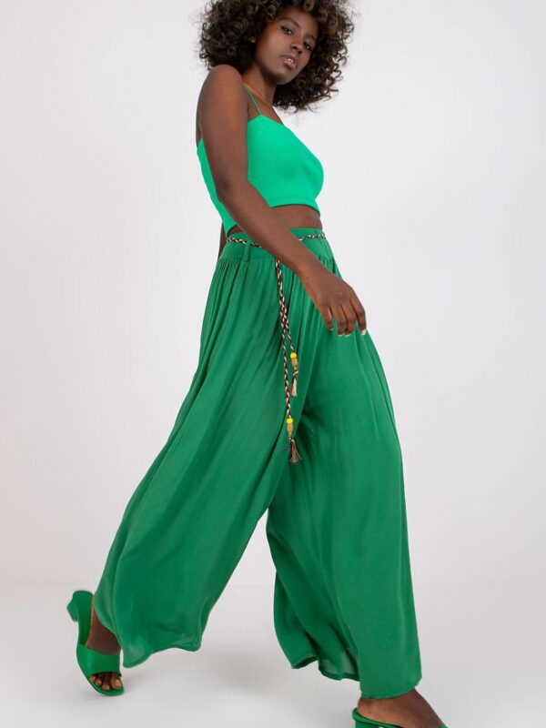 Spodnie Damskie Model TW-SP-BI-81733.14 Green - Och Bella - obrazek 3
