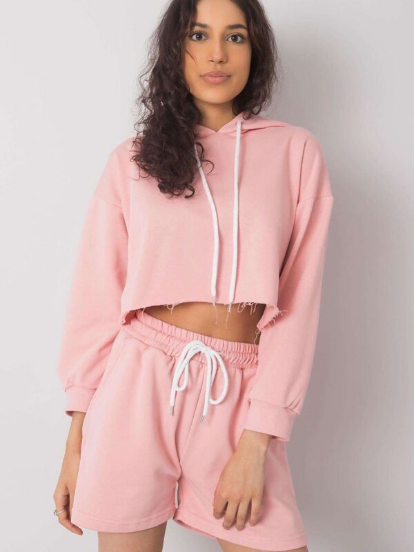 Spodnie Komplet Model EM-KMPL-581.07P Light Pink - Ex Moda - obrazek 2