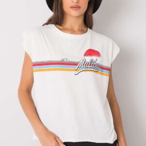 Tshirt Damski Model FA-BZ-7139.73P Ecru - Fancy