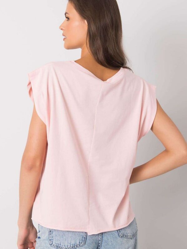 Tshirt Damski Model FA-BZ-7139.73P Light Pink - Fancy - obrazek 3