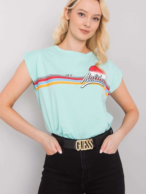 Tshirt damski Model FA-BZ-7139.73P Mint - Fancy