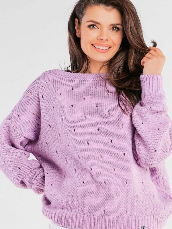 Sweter Damski Model A445 Violet - awama