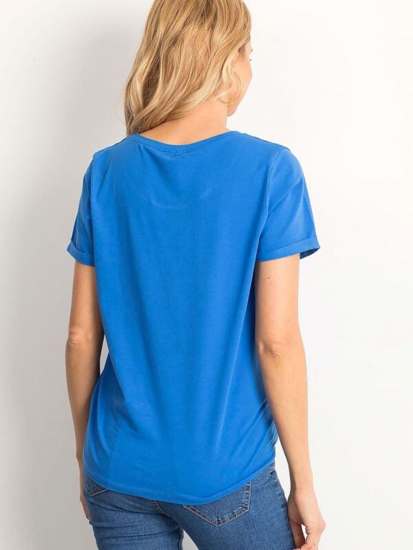 T-shirt Damski model RV-TS-4838.60P Dark Blue - BFG - obrazek 3