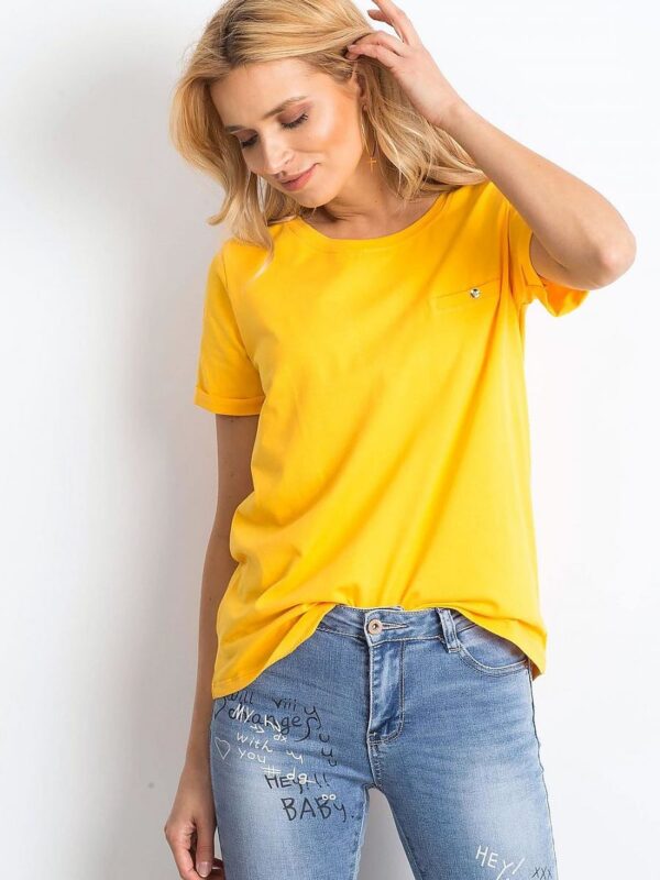 T-shirt Damski Model RV-TS-4838.14P Light Orange - BFG