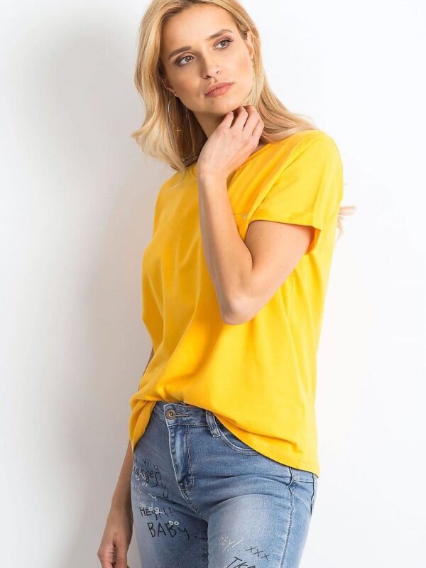 T-shirt Damski Model RV-TS-4838.14P Light Orange - BFG - obrazek 2
