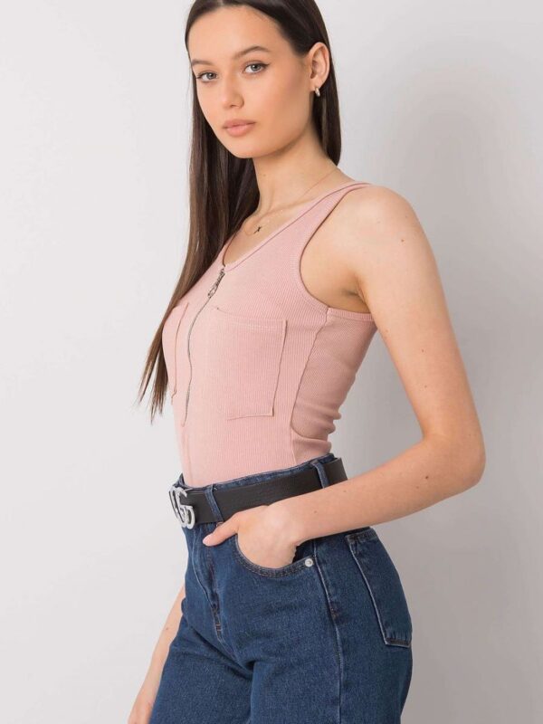 Koszulka Top Model DHJ-TP-13287.36P Light Pink - Italy Moda - obrazek 3