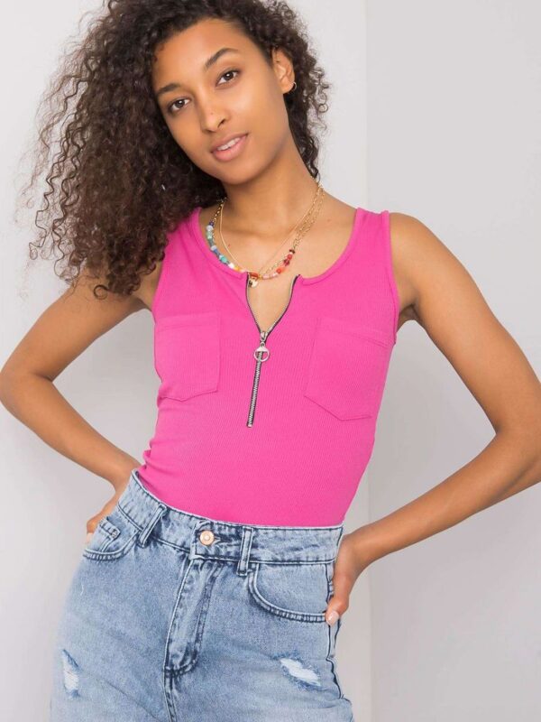 Koszulka Top MOdel DHJ-TP-13287.36P Pink - Italy Moda