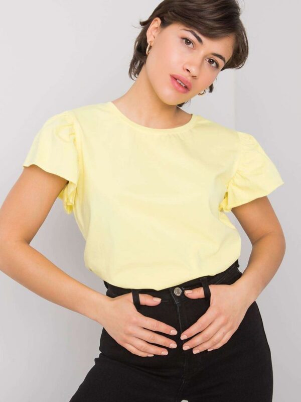 Bluzka Model FA-BZ-7041.19 Light Yellow - Fancy - obrazek 2