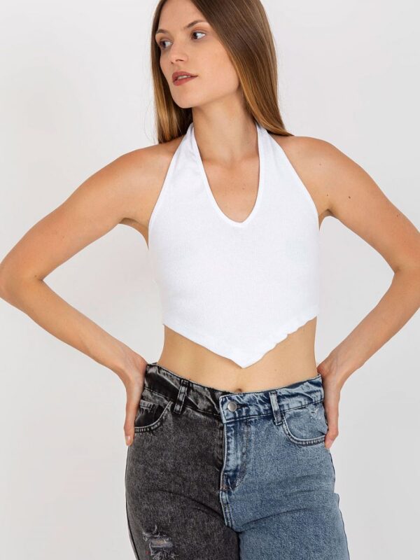 Koszulka Top Model RV-TP-8012.18 White - Rue Paris