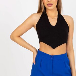 Koszulka Top Model RV-TP-8012.18 Black - Rue Paris